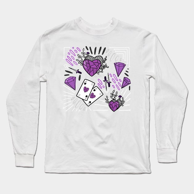 Ace Design Long Sleeve T-Shirt by DamageTwig